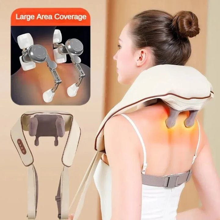 Neck and Back Massager with Heating Mode, Massager for Body Aches and Pains Relief