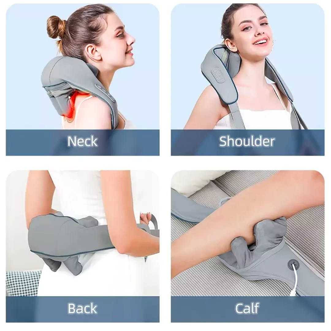Neck and Back Massager with Heating Mode, Massager for Body Aches and Pains Relief