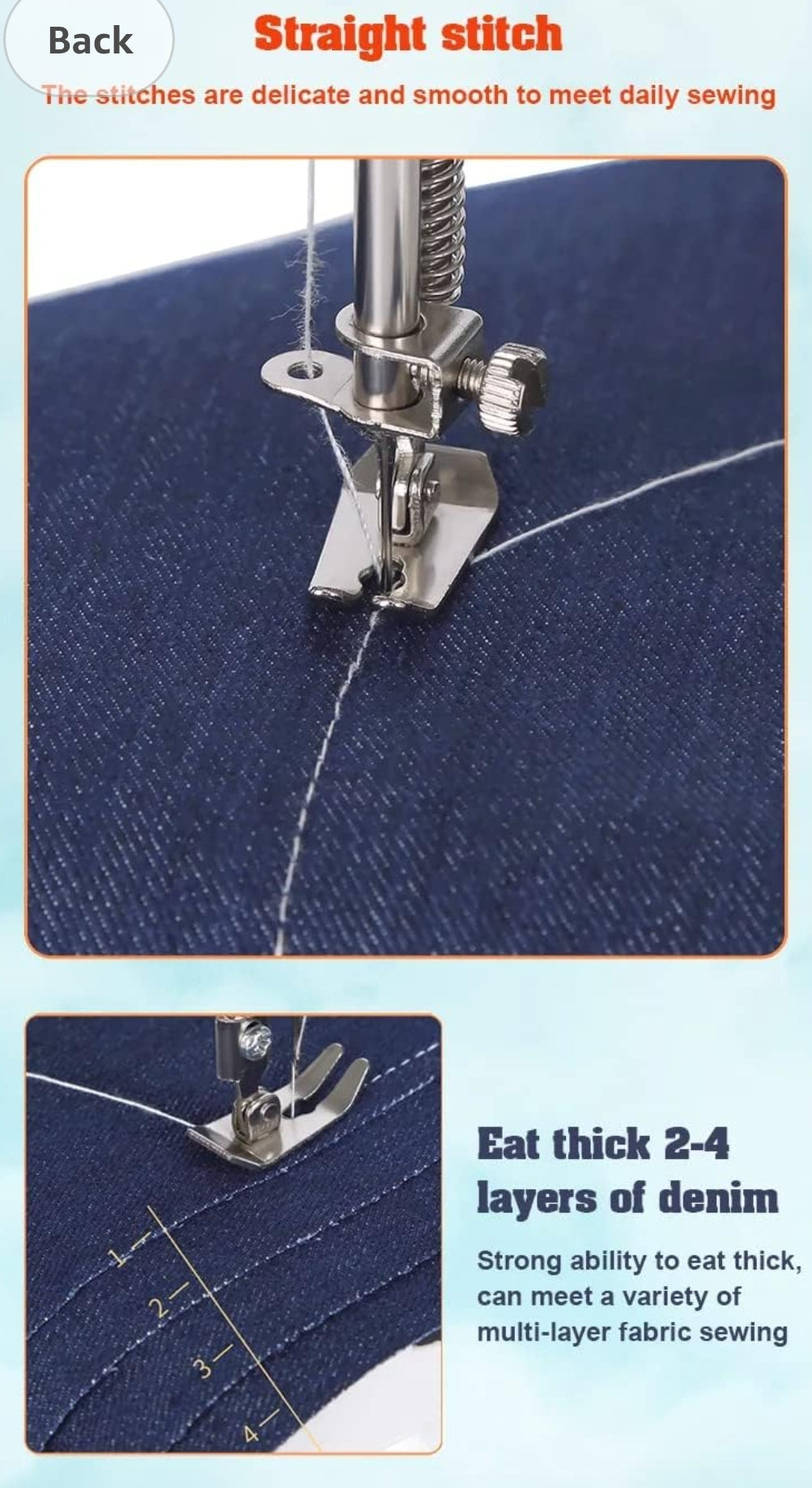 ORLOV Sewing Machine for Home Tailoring