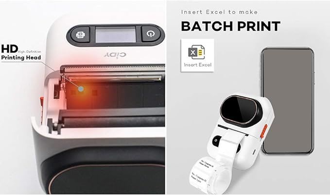 E-mini Bluetooth Pocket Label Printer