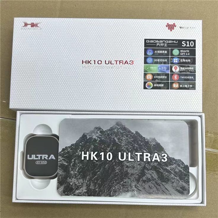 HK10 ULTRA 3 Smartwatch (Multicolour Strap, 49mm)
