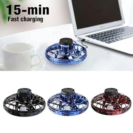 UFO Fingertip Upgrade Flight Gyro Flying Spinner Decompression Hand Controlled Boomerang