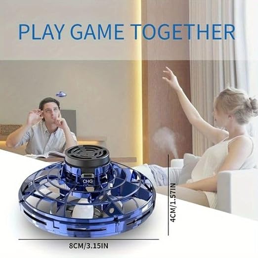 UFO Fingertip Upgrade Flight Gyro Flying Spinner Decompression Hand Controlled Boomerang