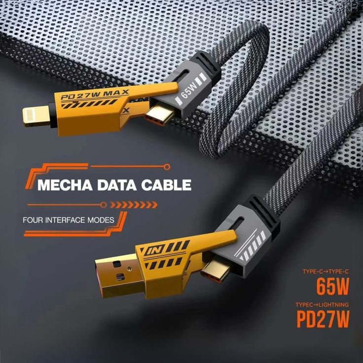 4 in 1 multi fast charger cable