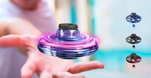 UFO Fingertip Upgrade Flight Gyro Flying Spinner Decompression Hand Controlled Boomerang